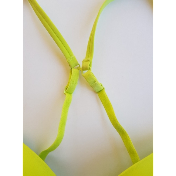 La Senza Neon Yellow Push-up Bra 32D - Picture 8 of 12
